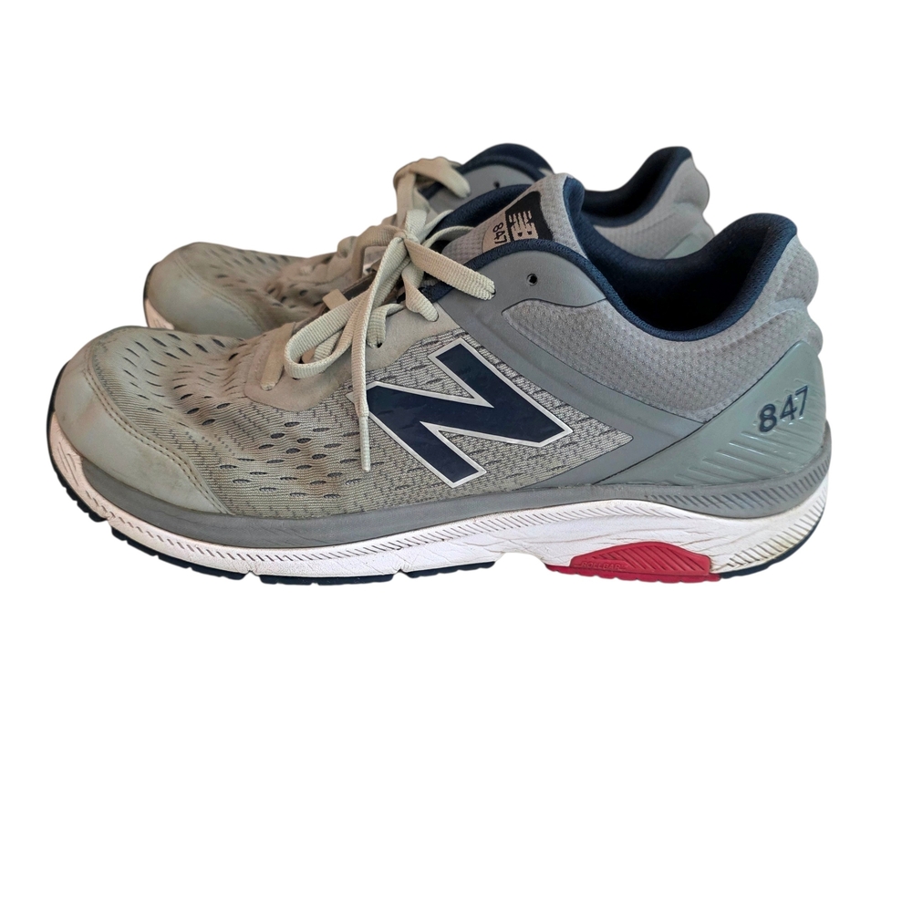 New Balance 847 V4 Walking‎ Shoes 12 Gray Roll Bar Activewear Comfort Sneakers